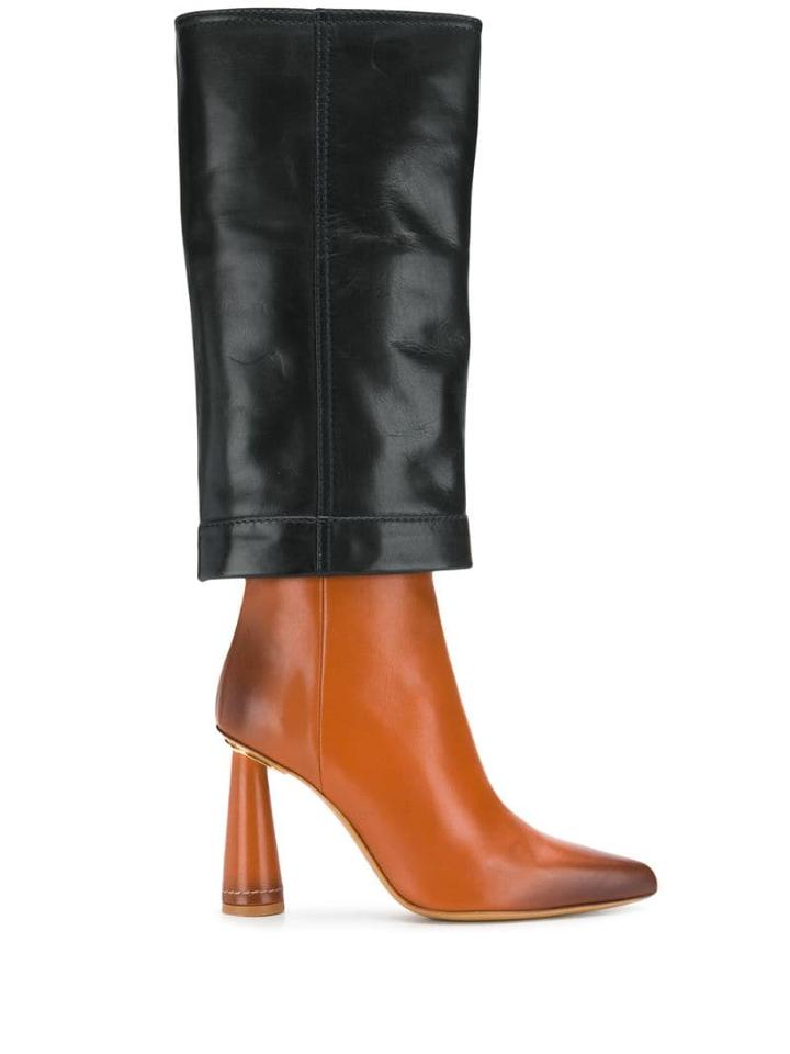 Jacquemus Contrast Knee-high Boots - Black