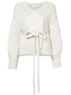Irene Belted Cardigan - White