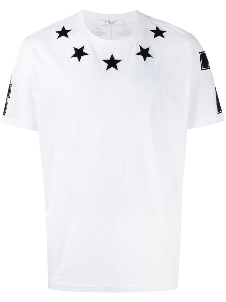 Givenchy Embroidered Stars T-shirt - White