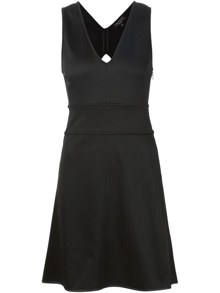 Rag & Bone 'astrid' Dress, Women's, Size: 4, Black, Viscose/nylon/spandex/elastane/cupro
