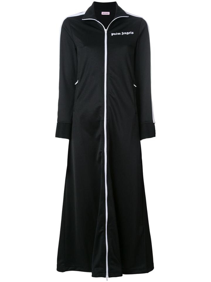 Palm Angels Long Track Jacket - Black