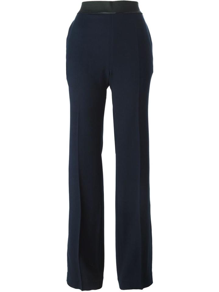 Haider Ackermann Wide Leg Trousers, Women's, Size: 38, Blue, Cotton/rayon/virgin Wool