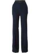 Haider Ackermann Wide Leg Trousers, Women's, Size: 38, Blue, Cotton/rayon/virgin Wool