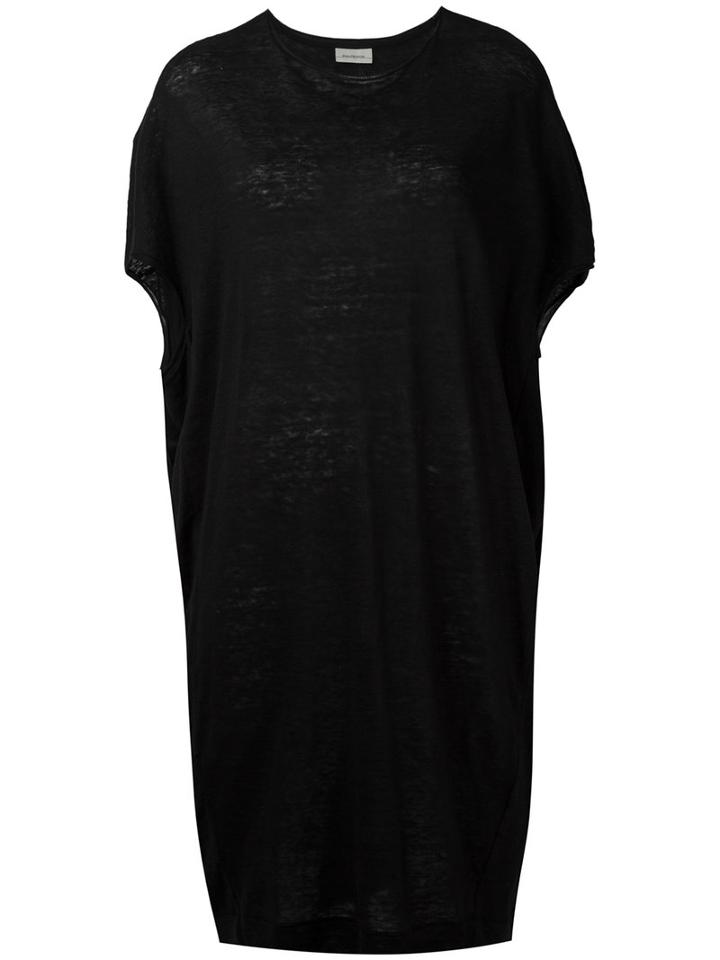 By Malene Birger - Sizco T-shirt Dress - Women - Linen/flax - S, Black, Linen/flax