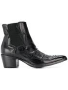 Alberto Fasciani Western Ankle Boots - Black