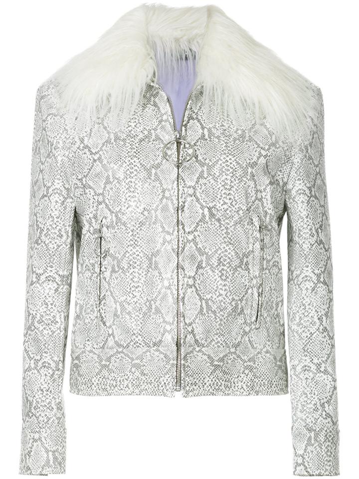G.v.g.v. Faux Fur Collar Jacket - Multicolour