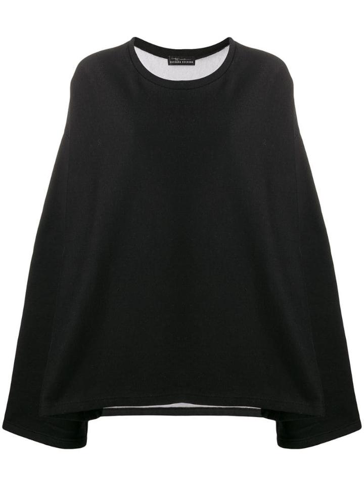 Barbara Bologna Oversized Sweatshirt - Black