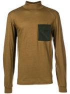 Oamc Contrast Turtle-neck Sweater - Green