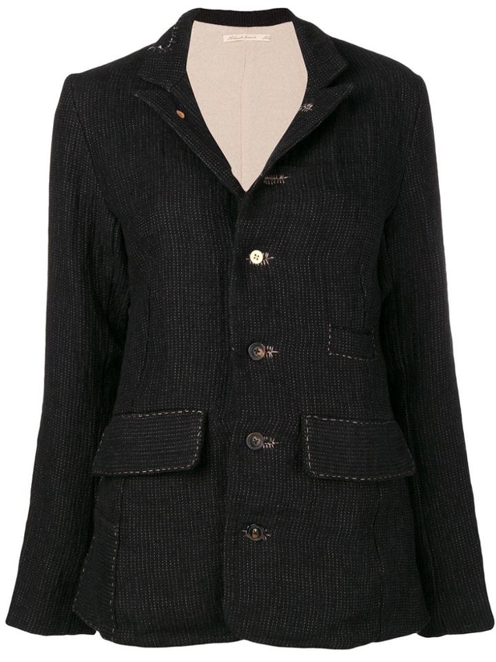 Aleksandr Manamïs Long Sleeved Blazer - Black