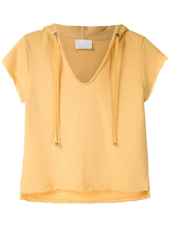 Andrea Bogosian Blusa Moletom Puller Ld - Yellow