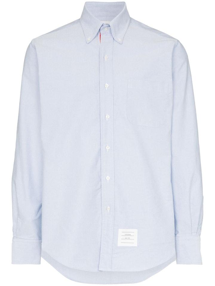 Thom Browne Classic Long-sleeve Shirt - Blue