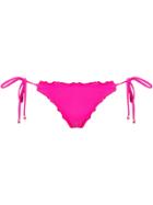 Amir Slama Ruffled Trim Bikini Bottom - Pink