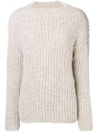 Gentry Portofino Cashmere Knit Sweater - Nude & Neutrals
