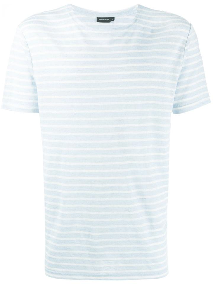 J.lindeberg Coma Striped T-shirt - Blue