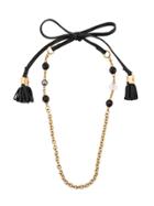 Dolce & Gabbana Back Tie Necklace - Black