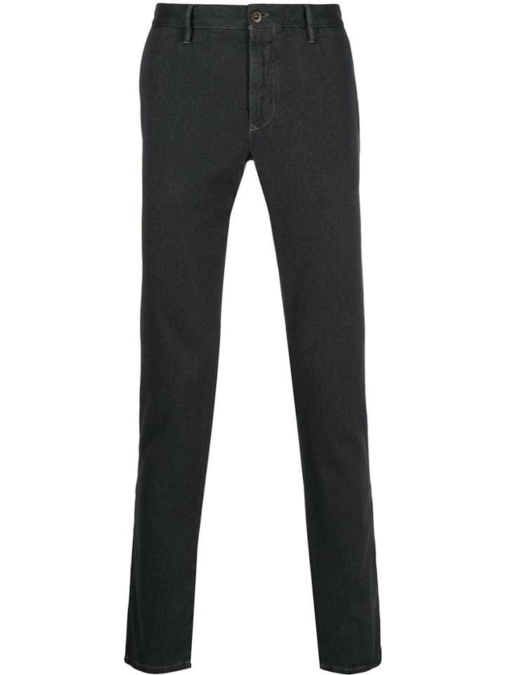 Incotex Straight Leg Denim Jeans - Grey