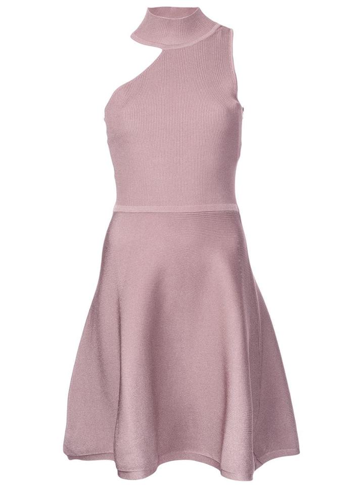 Cushnie Asymmetric Short Dress - Neutrals