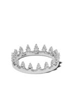 Annoushka 18kt White Gold Crown Ring - 18ct White Gold