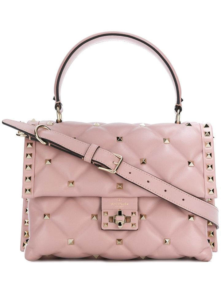 Valentino Valentino Garavani Candystud Tote - Pink & Purple