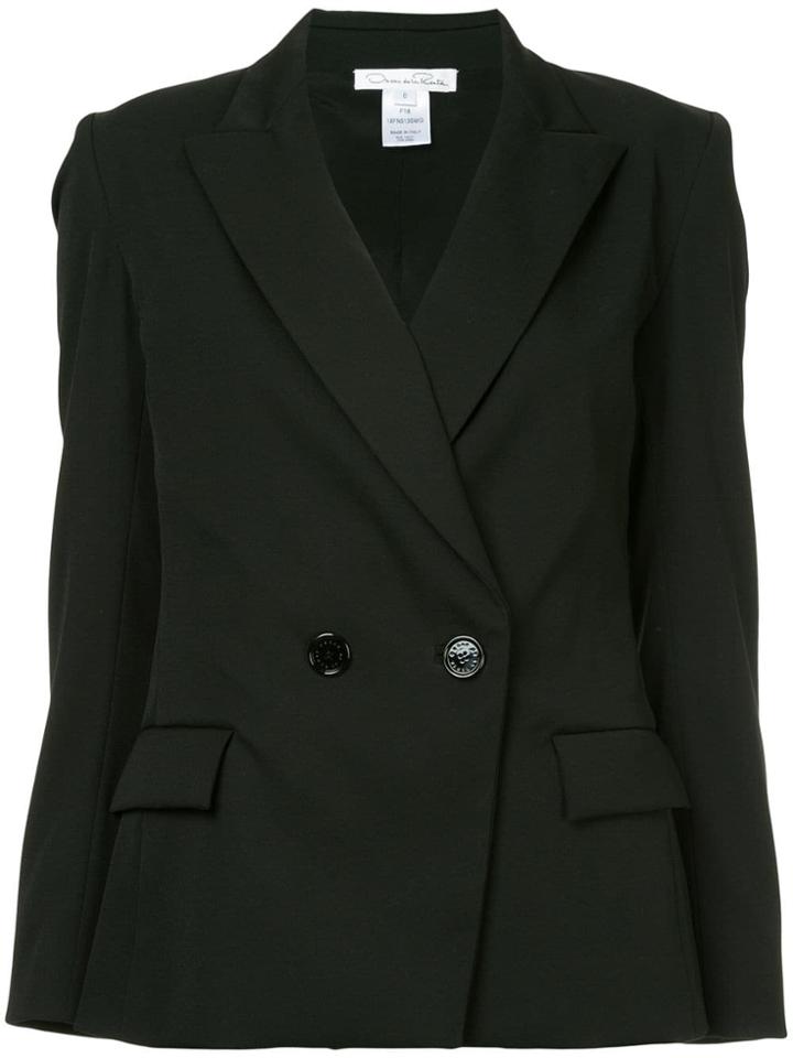 Oscar De La Renta Oscar De La Renta 18fn513swgblk Black Wool Or Fine