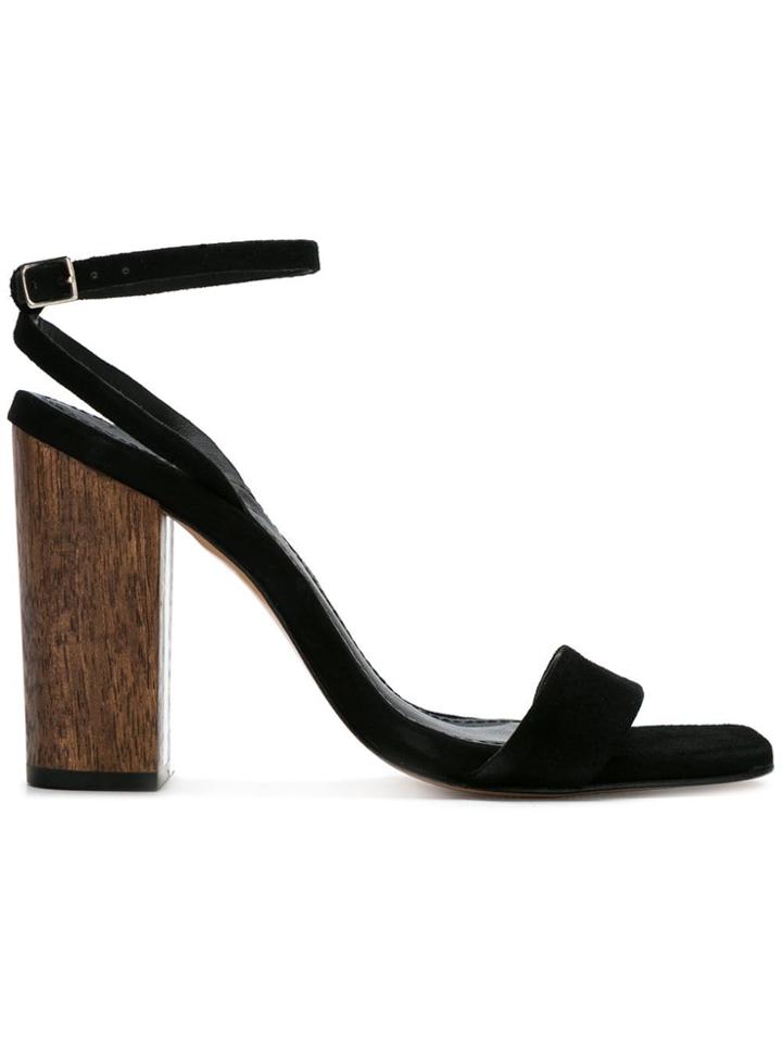 Egrey Suede Sandals - Black