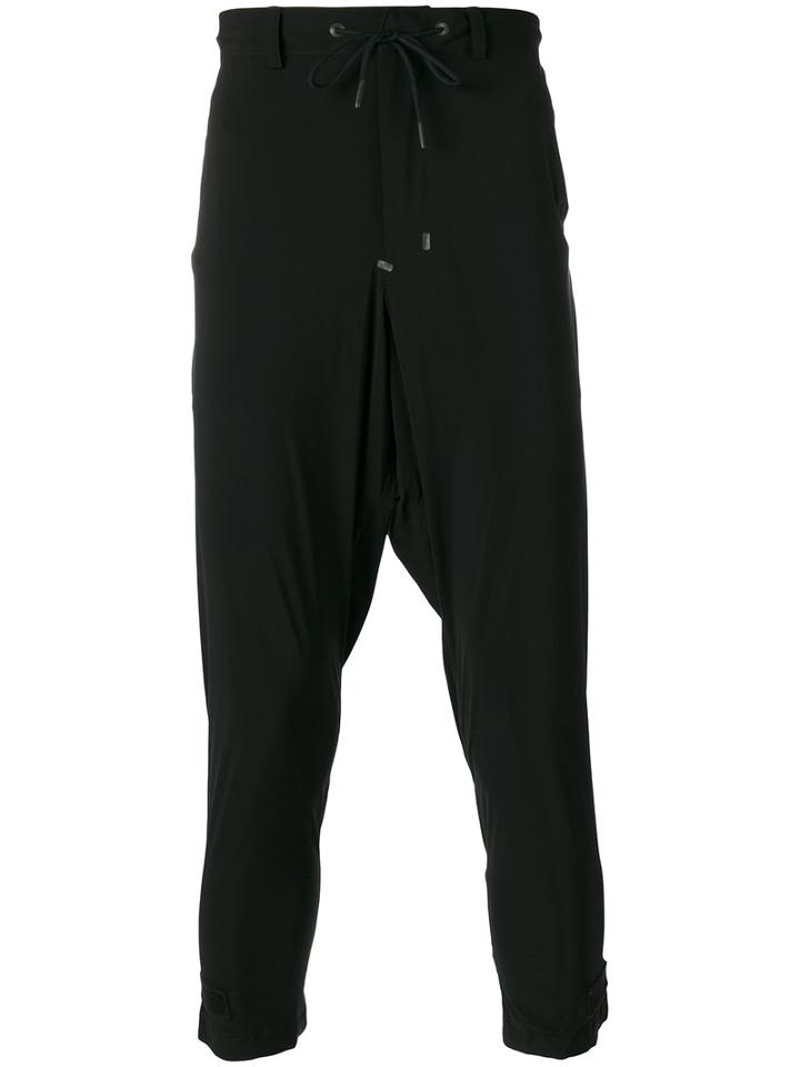 Y3 Sport - Drop Crotch Sweatpants - Men - Polyamide/polyurethane - L, Black, Polyamide/polyurethane