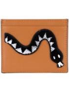 Les Petits Joueurs Snake Cardholder - Brown