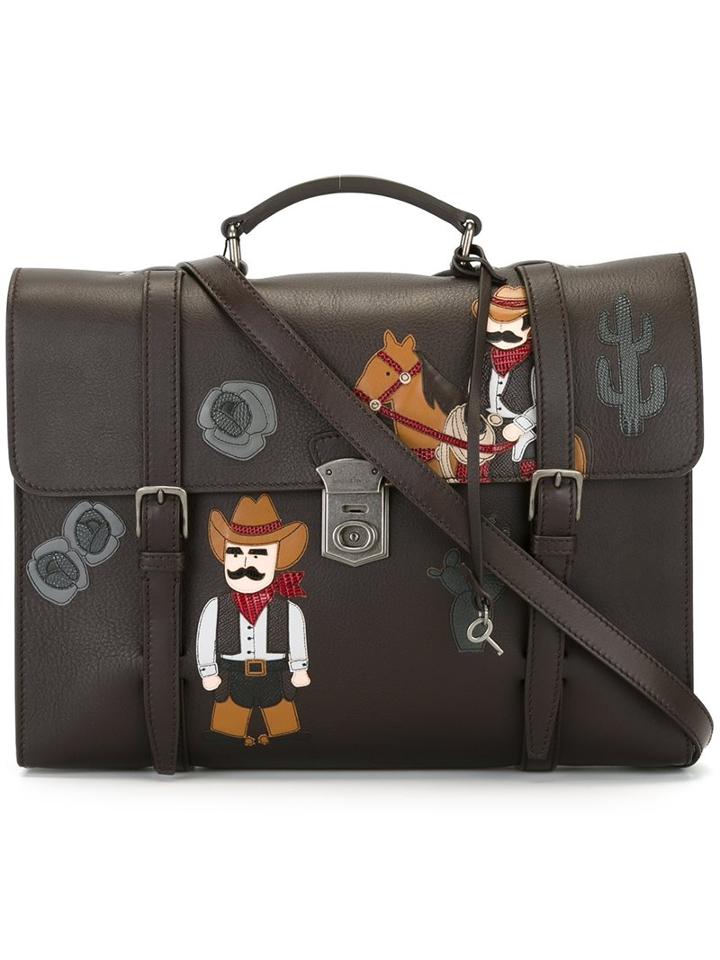 Dolce & Gabbana Cowboy Patch Messenger Bag
