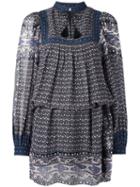 Ulla Johnson Paisley Print Tassel Tie Dress, Women's, Size: 6, Silk/polyester