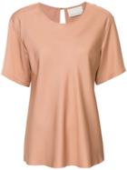 Ginger & Smart Merge Flared Top - Pink & Purple