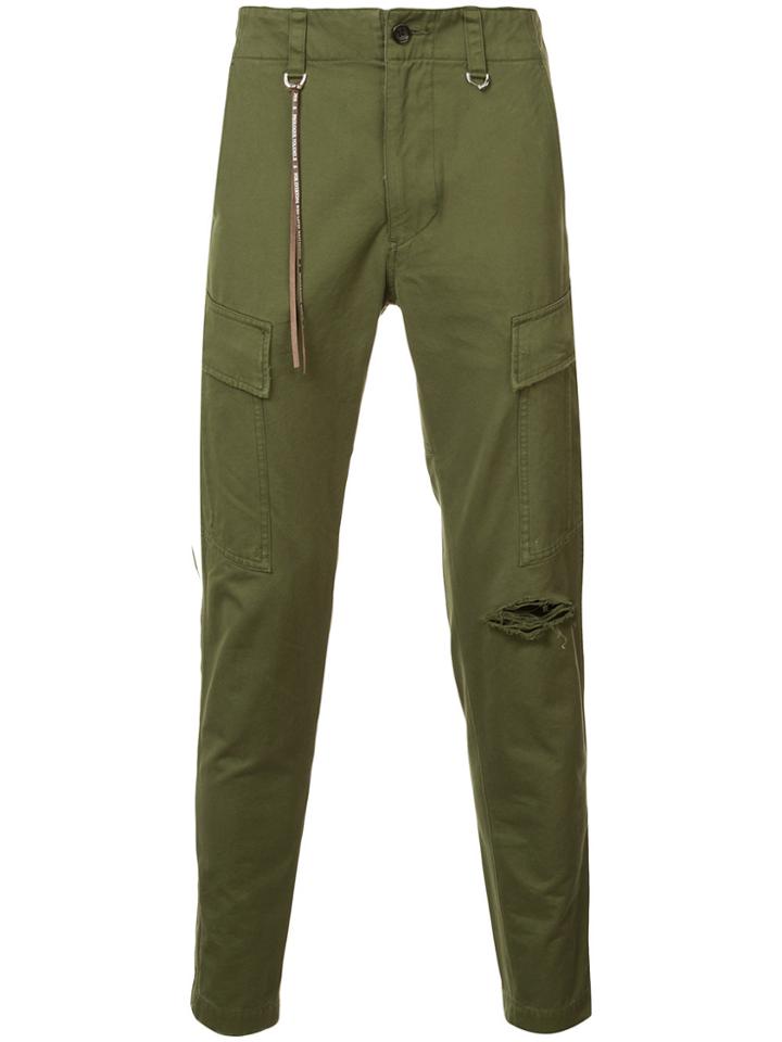 Mastermind Japan Cargo Slim-fit Trousers - Green