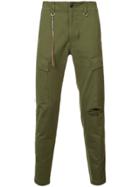 Mastermind Japan Cargo Slim-fit Trousers - Green