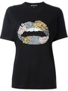 Markus Lupfer Embellished Floral Lip T-shirt