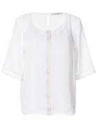 La Fileria For D'aniello Relaxed Stripe T-shirt - White