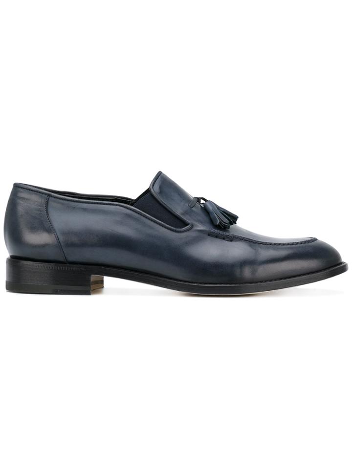 Manolo Blahnik Torbo Loafers - Blue