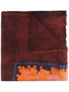 Avant Toi - Printed Scarf - Women - Silk/cashmere - One Size, Red, Silk/cashmere