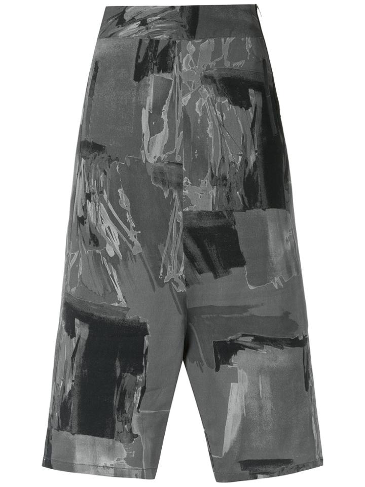 Uma Raquel Davidowicz Printed Culottes - Grey
