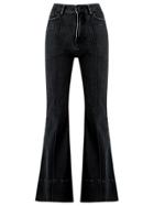 Amapô High Waist Flared Jeans - Black