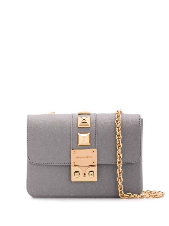 Designinverso Amalfi Foldover Crossbody Bag - Grey