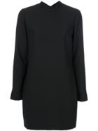 Carven Long Sleeve Shift Dress - Black