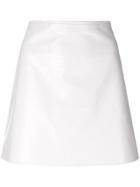 Courrèges A-line Mini Skirt - White