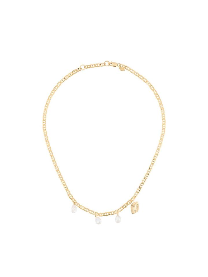 Maria Black Crew Necklace - Gold