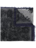 Emanuel Ungaro Lace Print Scarf, Women's, Grey, Silk/modal