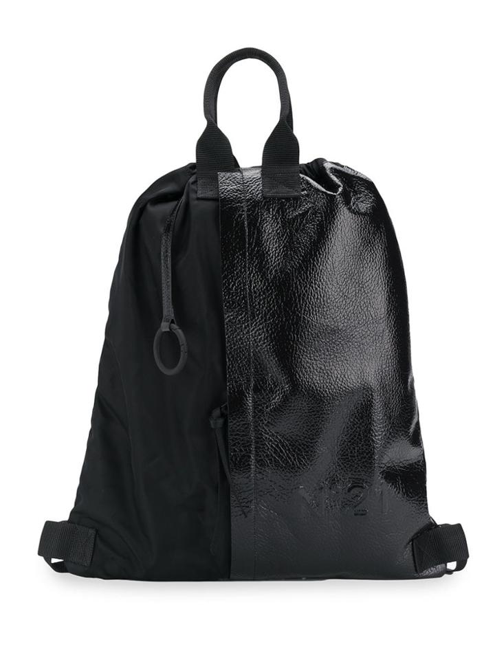 Nº21 Drawstring Backpack - Black