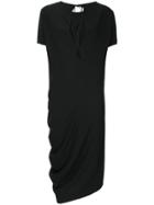 Zambesi Asymmetric Hem T-shirt Dress - Black