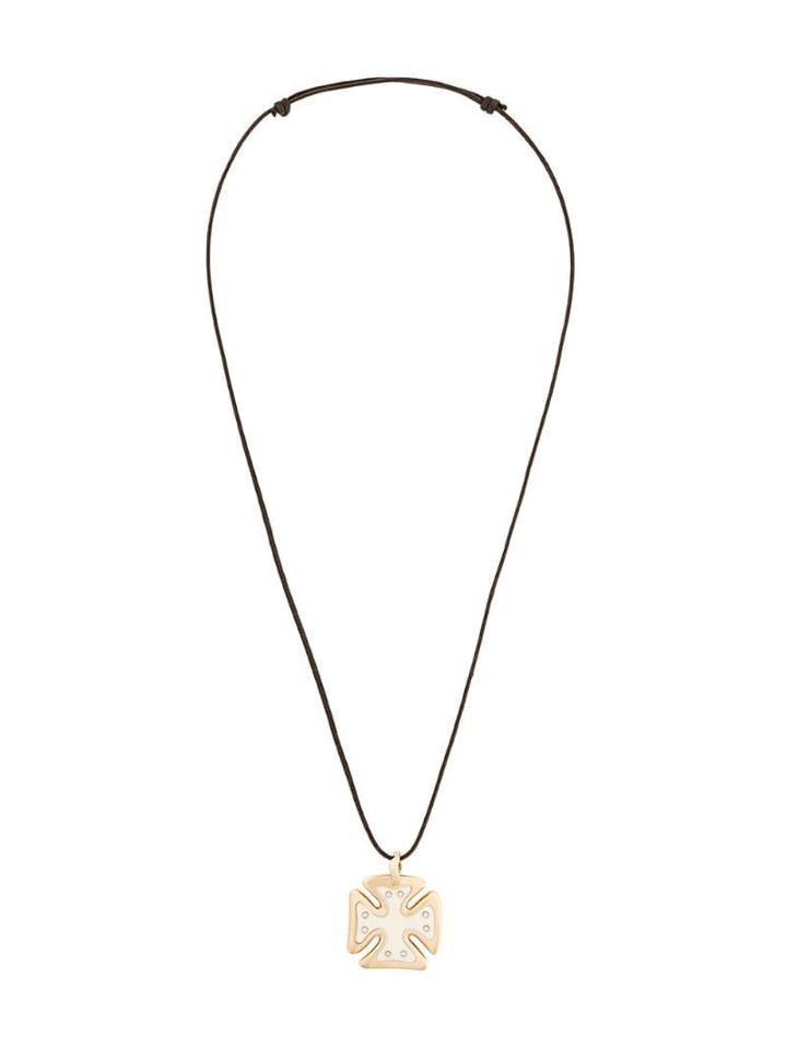 Gavello Diamond Maltese Pendant Necklace - Metallic