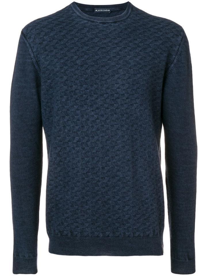 Jacob Cohen Crew Neck Jumper - Blue