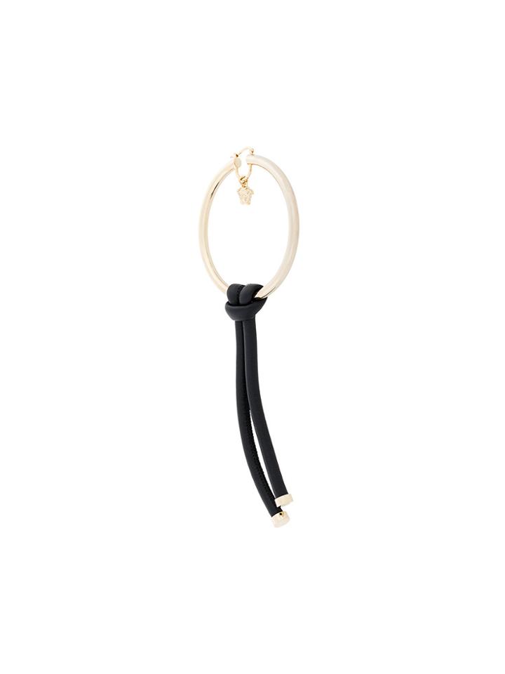Versace Medusa Hoop Earrings - Black