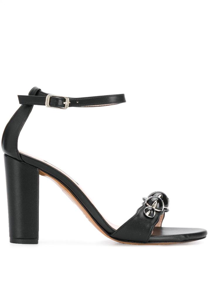 Albano Embellished Sandals - Black
