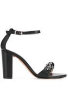 Albano Embellished Sandals - Black